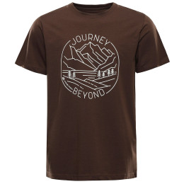 Camiseta de hombre Alpine Pro Morol marrón RAIN DRUM VARIANTA PD