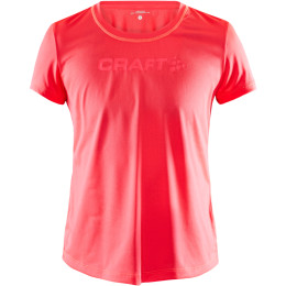 Camiseta de mujer Craft Core Essence Mesh SS rojo Crush