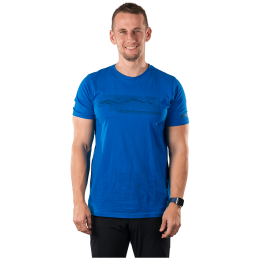 Camiseta de hombre Northfinder Amad azul modrá