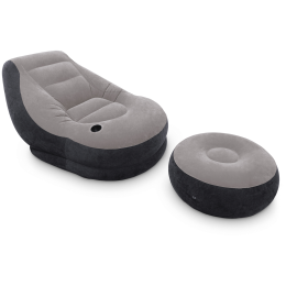 Sillón hinchable Intex Ultra Lounge gris claro grey