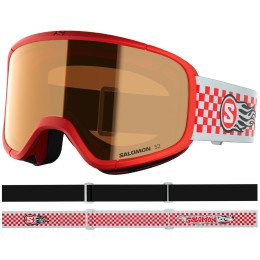Gafas de esquí para niños Salomon Rio rojo Cherry Tomato