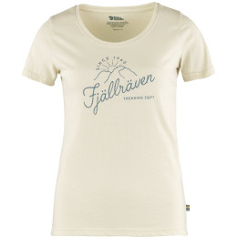 Camiseta de mujer Fjällräven Sunrise T-shirt W blanco Chalk White