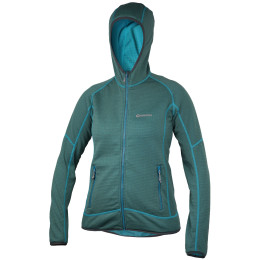 Sudadera funcional de mujer Warmpeace Rigby Lady verde turquoise green