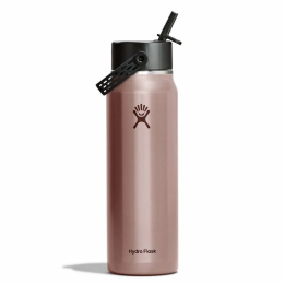 Termo Hydro Flask 32 Oz Lightweight Wide Flex Straw Cap rosa Quartz
