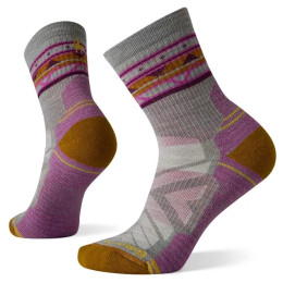 Calcetines de mujer Smartwool Hike Light Cushion Zig Zag Valley Mid Crew Socks