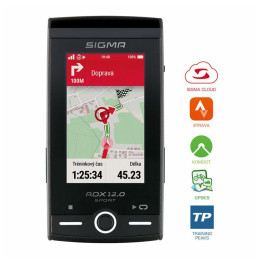 Ciclocomputador Sigma Rox 12.0 Sport Set (2020) gris