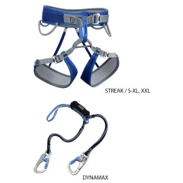 Juego de vía ferrata Rock Empire Empire Dynamax Streak Set azul