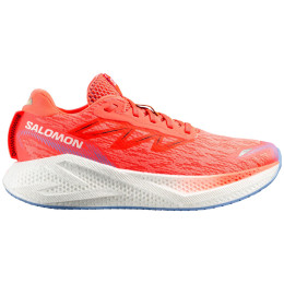 Calzado de hombre Salomon Aero Glide 4 rojo Neon Flame / White / Persian Jewel