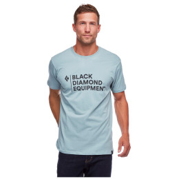 Camiseta de hombre Black Diamond M STACKED LOGO TEE azul blue ash