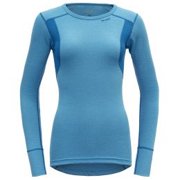 Camiseta de mujer Devold Hiking Woman Shirt azul Malibu/Skydiver