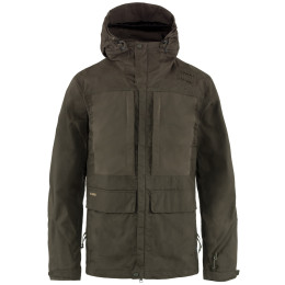Chaqueta de invierno para hombre Fjällräven Lappland Hybrid Jacket M verde Dark Olive