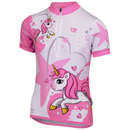 Maillot de ciclismo para niños Etape Rio (dívčí) blanco/rosa bílá/růžová