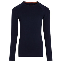 Camiseta funcional para niños Icebreaker K 200 Oasis LS Crewe Midnight Navy azul oscuro Midnight Navy