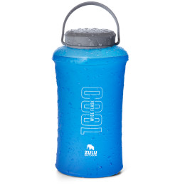 Botella plegable Zulu Wide Flask 1000 azul blue