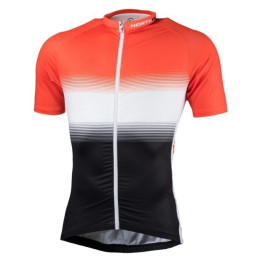 Camiseta de ciclismo para hombre Northfinder Valentino negro/rojo Bloodkred