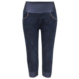 Pantalones de tres cuartos para mujer Chillaz Fuji 2.0 azul denim dark blue