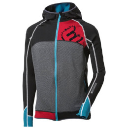 Sudadera de hombre Progress Rebel 17CC negro/rojo Black/Red/Turquoise