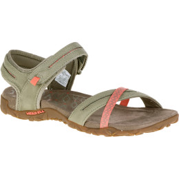 Sandalias de mujer Merrell Terran Cross II verde/marrón Putty