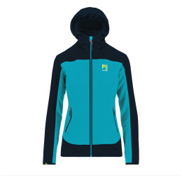 Chaqueta de mujer Karpos Parete W Jacket azul Blue Atoll/Sky Captain