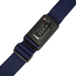Correa con cierre Pacsafe Strapsafe 100 Luggage Strap azul