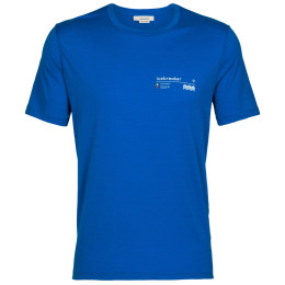 Camiseta de hombre Icebreaker Tech Lite II SS Tee Alpine Zone azul lazurite