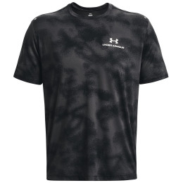 Camiseta funcional de hombre Under Armour Rush Energy Print SS 2023 negro Black / / White