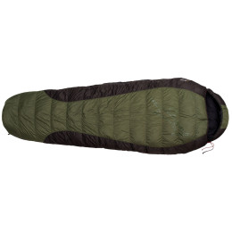 Saco de dormir de plumón Warmpeace Viking 600 180 cm verde/gris Olive/Gray/Black