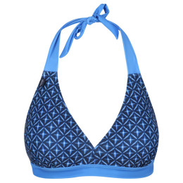 Bañador de mujer Regatta Flavia Bikini Top azul Navy Tile