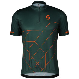 Maillot de ciclismo de hombre Scott RC Team 20 SS verde/naranja aruba green/braze orange