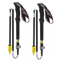 Bastones de carrera de senderos Vipole Trail Approach Silent Dlx negro