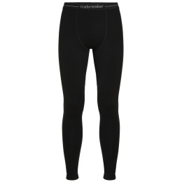 Calzoncillos funcionales de hombre Icebreaker Men 300 MerinoFine™ Polar Leggings negro Black