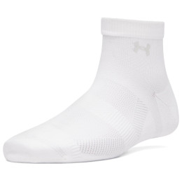 Calcetines de mujer Under Armour UA Women's Vanish 3pk Qtr blanco White / White / Halo Gray