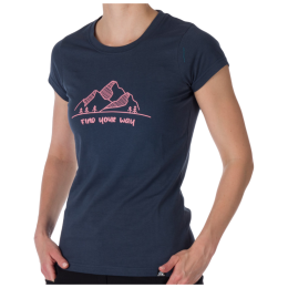Camiseta de mujer Northfinder Maud gris 319grey