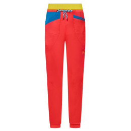 Pantalones de mujer La Sportiva Mantra Pant W 2021 rojo Hibisc/Neptune