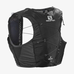 Chaleco de carrera Salomon Active Skin 4 (2023) negro black