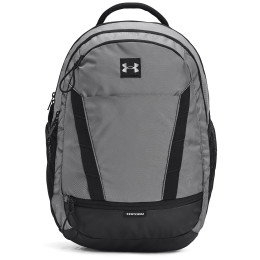 Mochila de mujer Under Armour Hustle Signature Backpack negro Black / Black / Metallic Tin