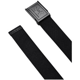Cinturón Under Armour M's Webbing Belt negro Black / Pitch Gray / Black