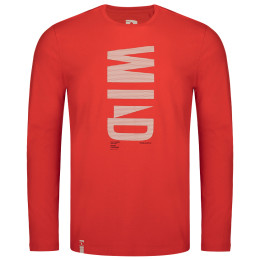 Camiseta de hombre Loap Allonzo rojo/blanco Fiery Red/White
