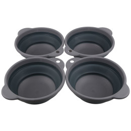 Juego de boles Regatta TPR Folding Bowls gris Ebony Grey