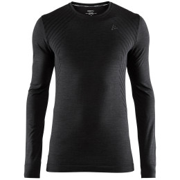 Camiseta de hombre Craft Fuseknit Comfort LS (2018) negro
