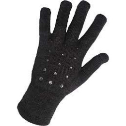 Guantes de mujer Sherpa Dona negro Black