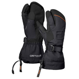 Guantes de esquí para hombre Ortovox Freeride 3 Finger Glove negro BlackRaven
