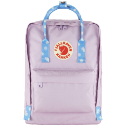 Mochila Fjällräven Kånken 16 violeta/gris Pastel Lavender-Confetti Pattern