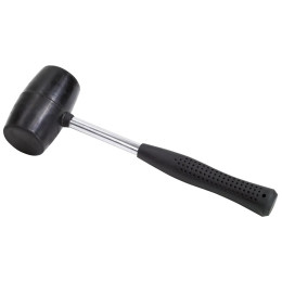 Mazo Easy Camp Rubber/Steel Mallet negro