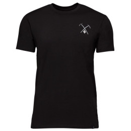 Camiseta de hombre Black Diamond Piolet SS Tee negro Black