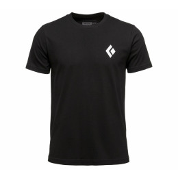 Camiseta de hombre Black Diamond M SS EQUIPMNT FOR ALPINIST TEE negro black