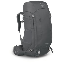 Mochila de senderismo para mujer Osprey Viva 65 gris tunnel vision grey