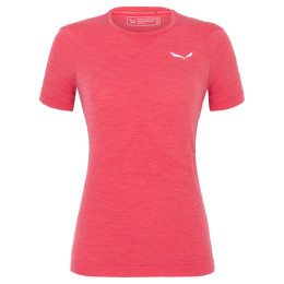 Camiseta funcional de mujer Salewa Pedroc Amr W Seamless T-Shirt coral Calypso Coral