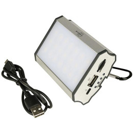 Linterna y batería externa Bo-Camp Hanging Lamp plata Silver