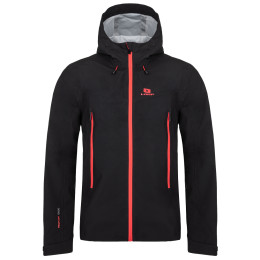 Chaqueta de esquí para hombre Loap Farozzo negro/rojo černá